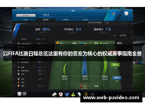 以FIFA比赛日程总览这里有你的答案为核心的权威赛事指南全景