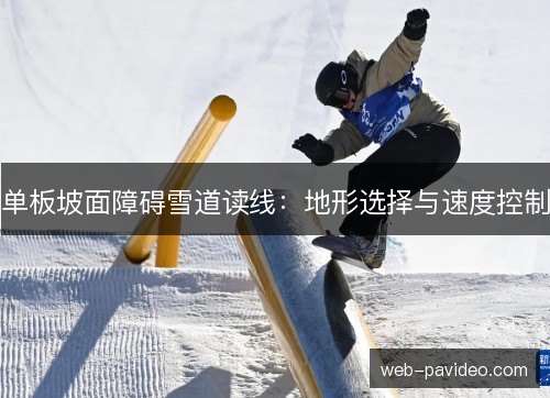 单板坡面障碍雪道读线：地形选择与速度控制